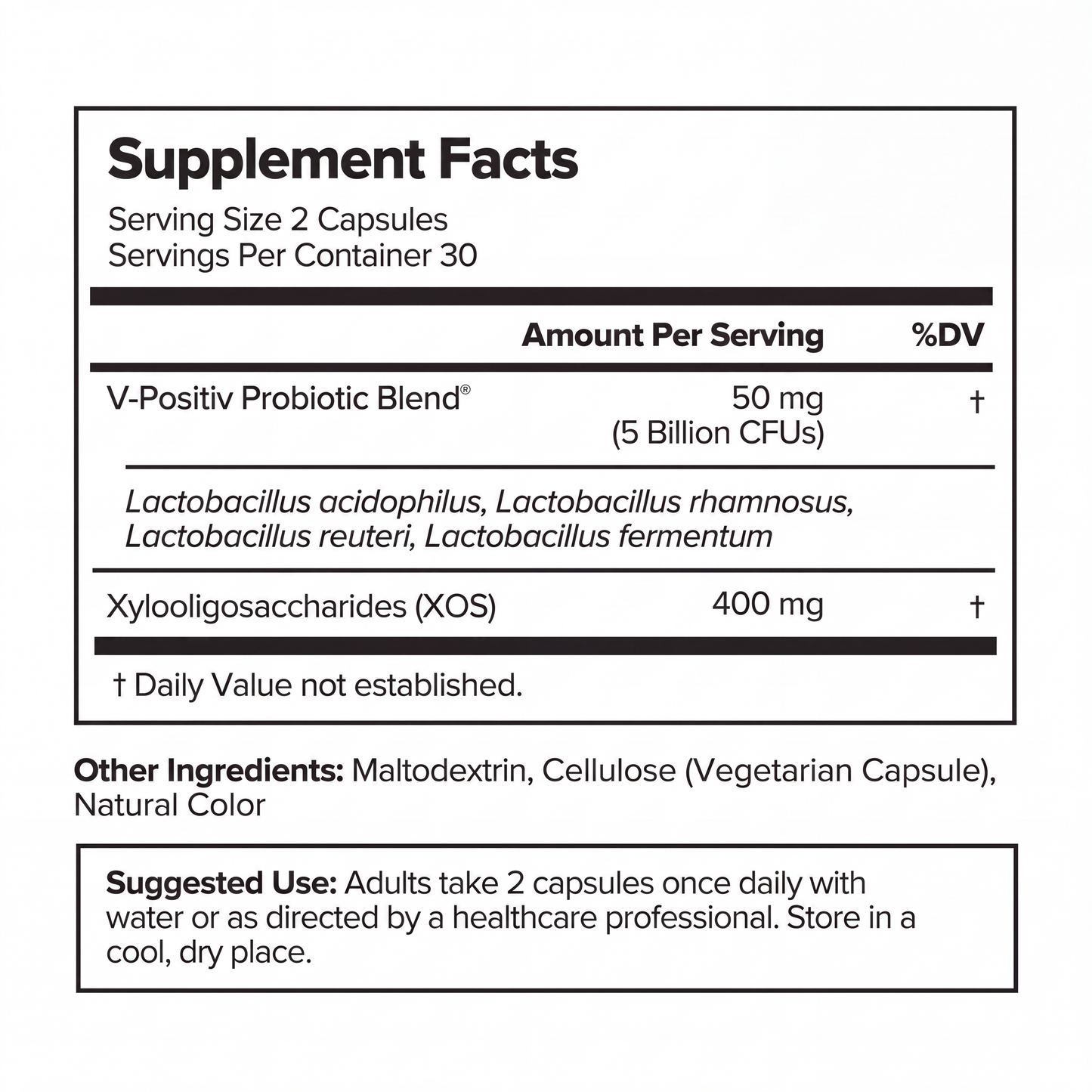 Vaginal Probiotic Capsules